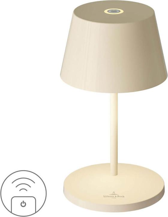 Villeroy & Boch SEOUL RC Akku-Tischlampe Elfenbein Ceramic 2,2W steuerbare Lichtfarbe IP65 97082