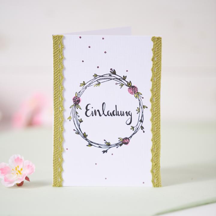 Produktbild VBS Silikonstempel "Florale Rahmen"