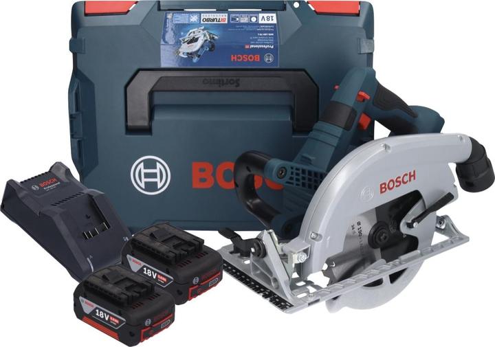 Actual product image Bosch Professional Bosch GKS 18V-70 L Battery Circular Saw 18 V Brushless 190 mm BITURBO + 2x Battery 5,0 Ah + Charger