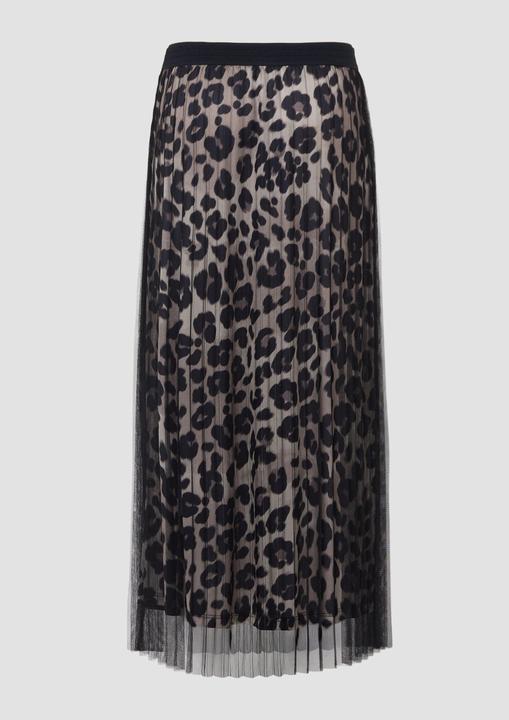 Produktbild s.Oliver Rock Mesh-Rock mit Leo-Muster (46)