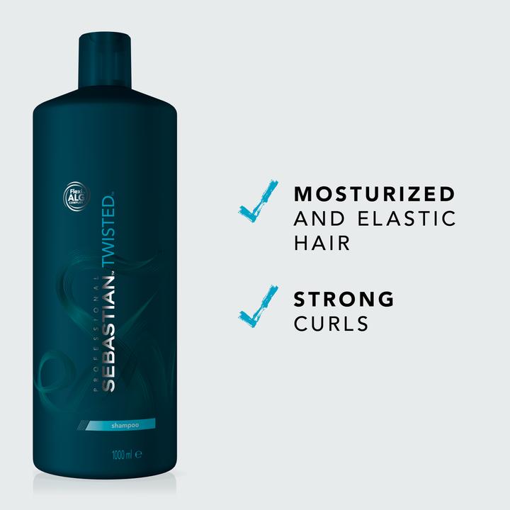 Actual product image Sebastian Twisted Elastic Cleanser Shampoo (1000 ml, Liquid shampoo)