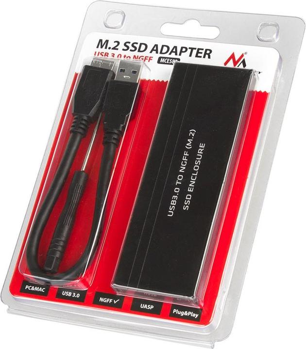 Produktbild Maclean USB 3.0 Festplattengehäuse für SDD M.2 NGFF MCE582 Festplatte (M.2)