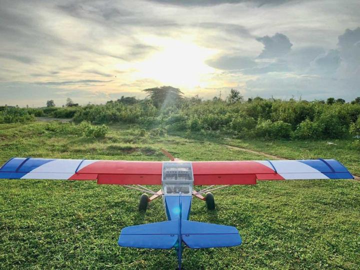 Produktbild Vq Models Sky Fox (rot) / 2540 mm ARF Sport Modell (Motorflugzeug)