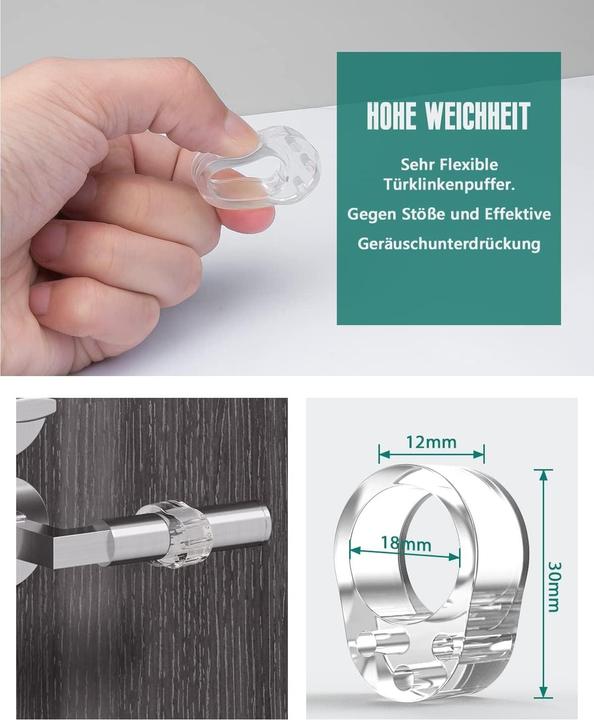 Produktbild ASMI Türklinkenpuffer (6 Stk.)