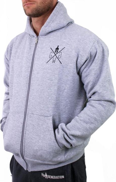 Immagine prodotto Gym Generation Felpa con cappuccio Maverick Zip Grigio (L)