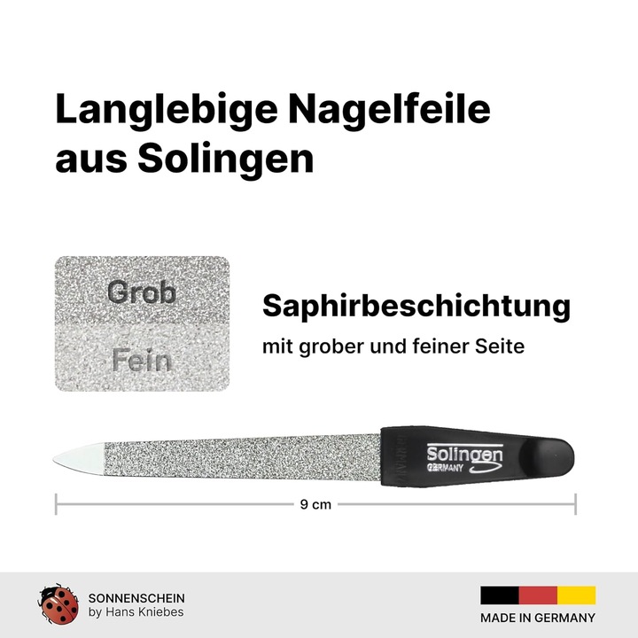 Immagine prodotto Sonnenschein 3-teiliges Maniküre-Set