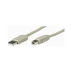 Thumbnail - M-Cab CABLE USB 2.0 A TO B 1.8M GREY (1.80 m, USB 2.0), USB Kabel