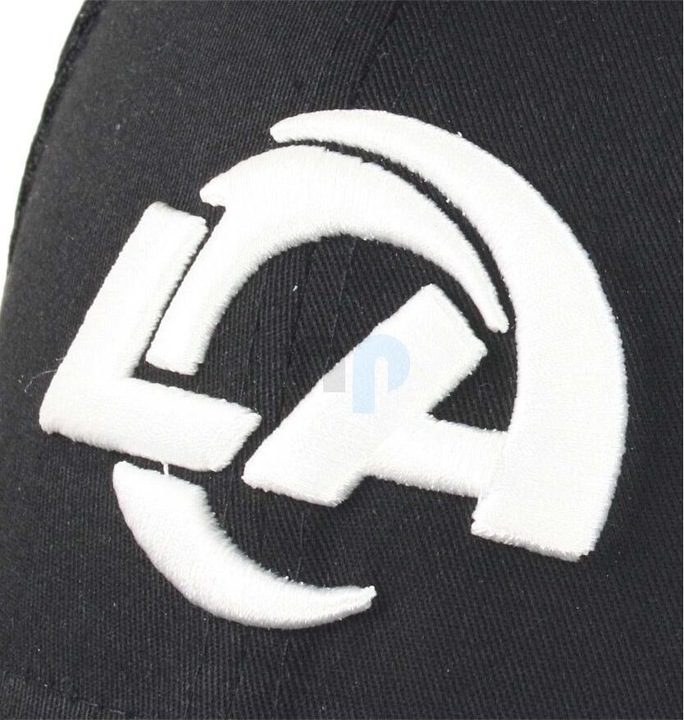 Actual product image New Era NFL - Los Angeles Rams - Core Edition 39Thirty Stretch Cap Black LXL (59, 60, 62)