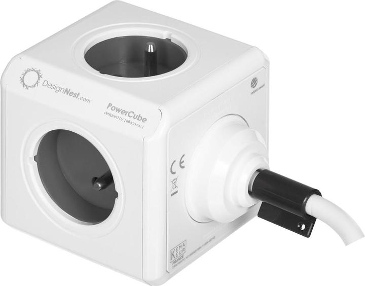 Image du produit Allocacoc Câble d'extension PowerCube Extended Type E 5 prises CA Intérieur (5x, 1.50 m)