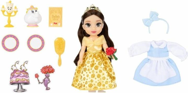 Productafbeelding Jakks Pacific Disney Princess 6 Inch Kleine Pop met Extra Mode & Accessoires Be Our Guest Belle