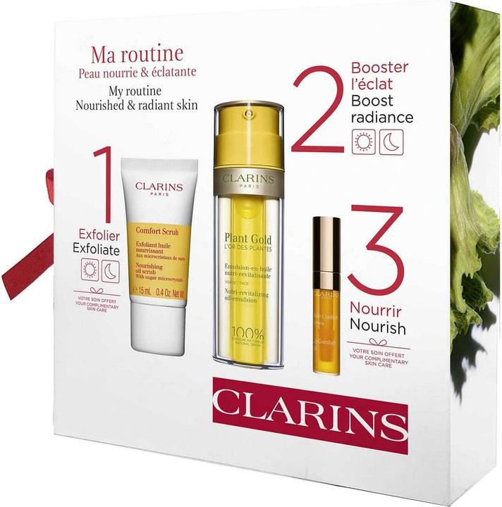 Immagine prodotto Clarins Set di 3 pezzi per la cura di Aroma Plant Gold (Set per la cura del viso)