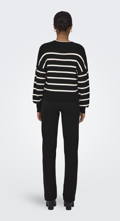 Image du produit Only col rond manches ballon pull en tricot (XL)
