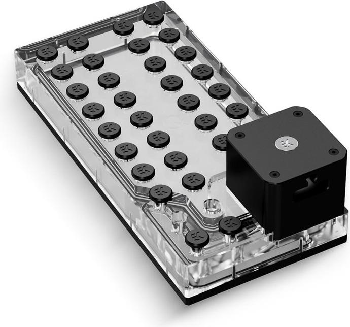 Image du produit EKWB EK-QuantumX Loophole Distroplate D5 PWM - noir