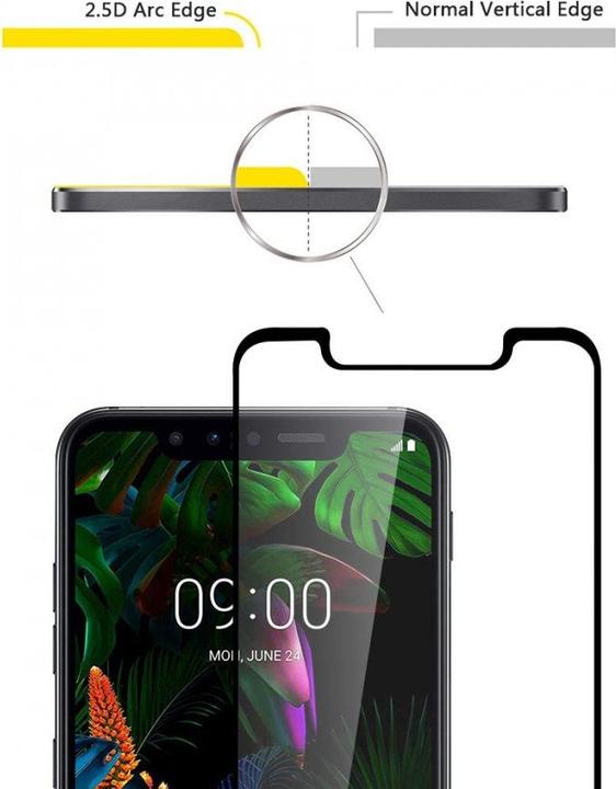 Produktbild Screenguard LG G8S ThinQ Full Screen Panzerglas Schutzfolie 2.5D 9H (1 Stück, LG G8s ThinQ)