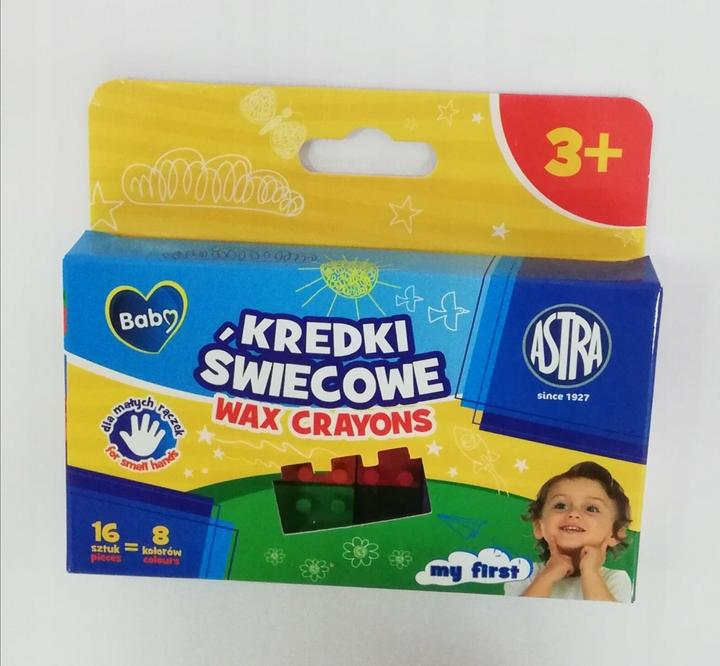 Produktbild Astra BABY Wachs-Knochen 16 Stück, 8 Farben (16 x)