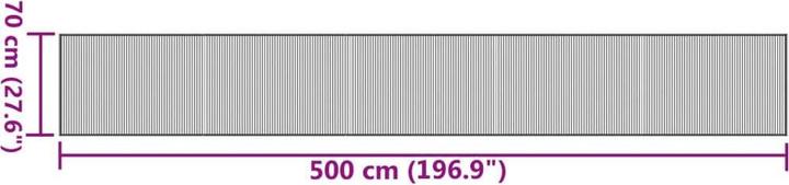 Actual product image vidaXL Teppich (500 x 70 cm)