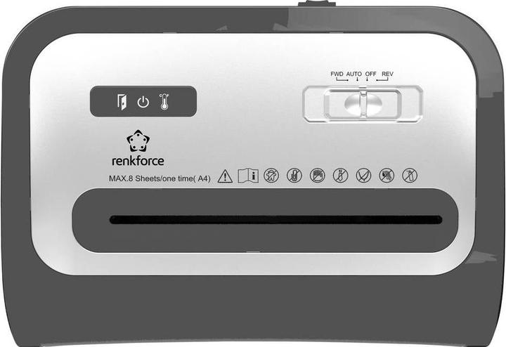 Actual product image Renkforce RF-PPS-20L Document shredder micro cut P-5 20 l Also shreds (RF-6676274)