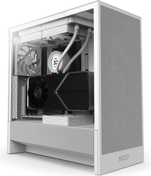 Produktbild NZXT H5 Flow ( 2024 ) (schwarz, Tempered Glass) (ATX, Mini-ITX, mATX, E-ATX)