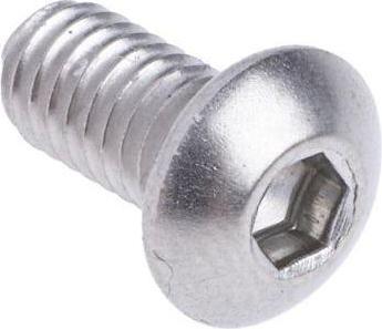 Image du produit RS PRO Vis à tête bombée M4x8mm (50 Vis par pièce)