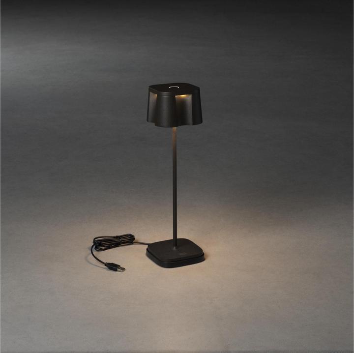 Image du produit Konstsmide Lampe de table Nice USB, noir (120 lm)