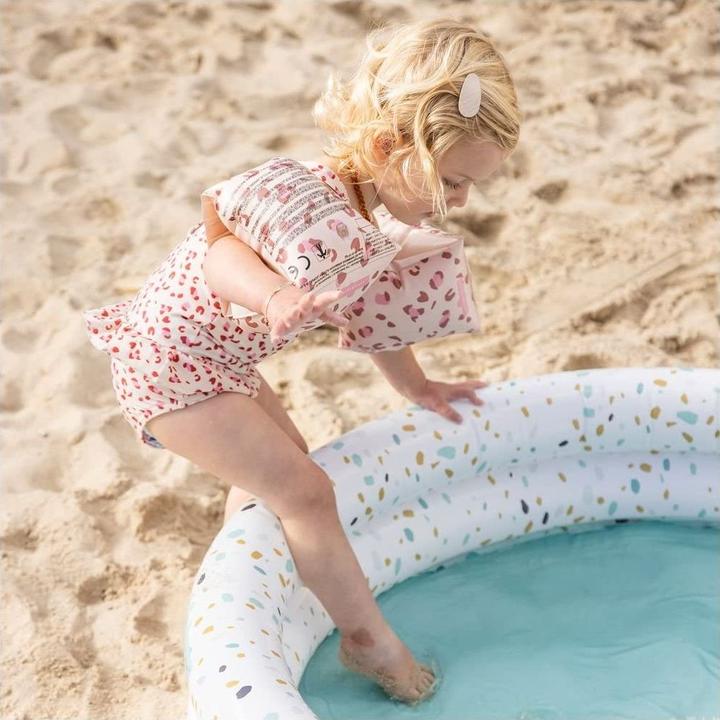 Actual product image Swim Essentials Floaties 2-6 years Leopard Old Pink