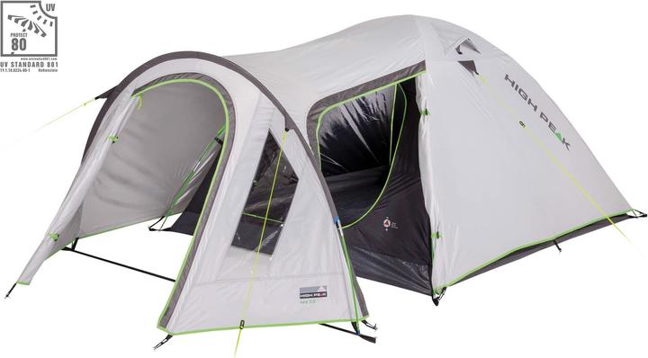 Produktbild High Peak Zelt Kira 4 hellgrau 10373 (Kuppelzelt, 4.60 kg, 4 Personen)
