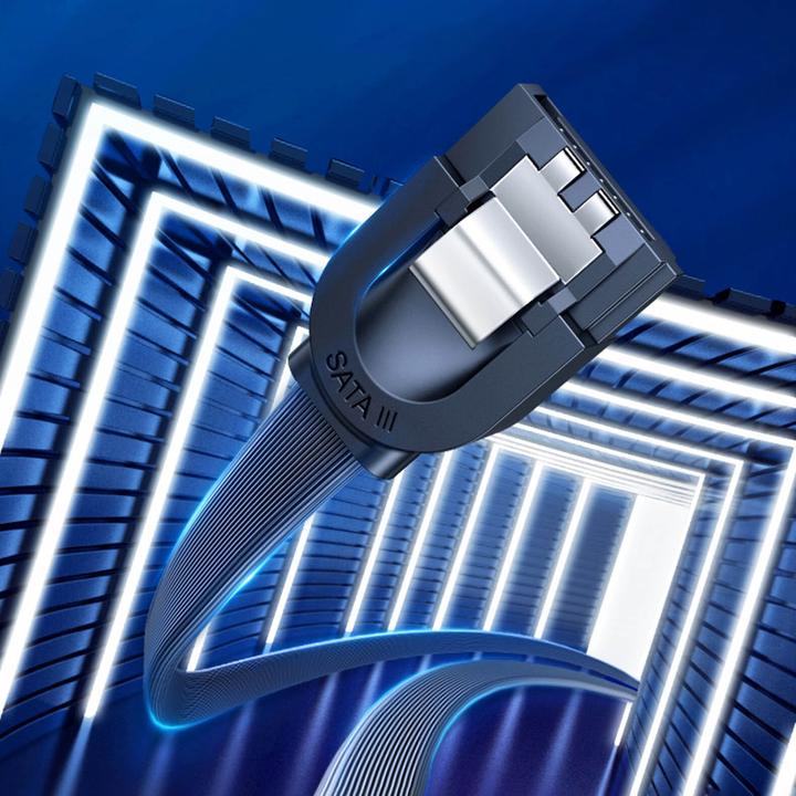 Actual product image Ugreen SATA 3.0 cable angled 90-degree