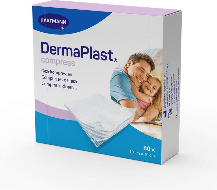 Actual product image DermaPlast Compress 10x10cm 80 pcs