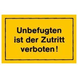 Magni, Sicherheitskennzeichnung, Verbotsschilder Unbefugten ist der Zutrit