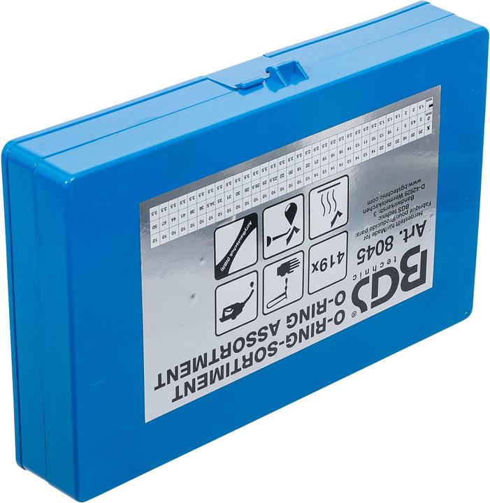 Immagine prodotto BGS Assortimento o-ring Ø 3 - 50 mm 419 pz.