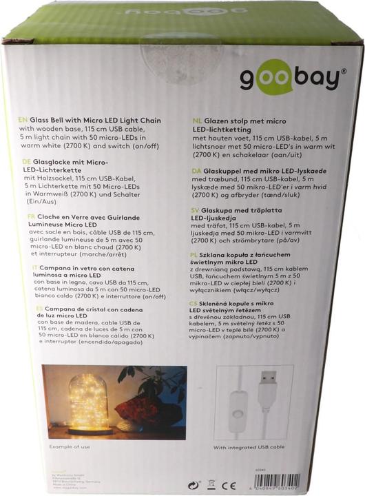 Produktbild Goobay Glasglocke