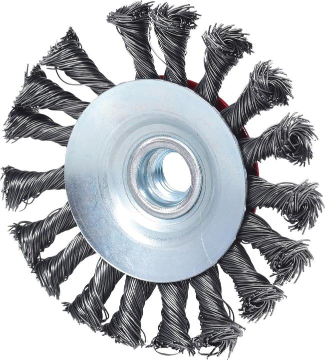 Produktbild KS Tools Rostfreie Kegelform-Stahldrahtrundbürste