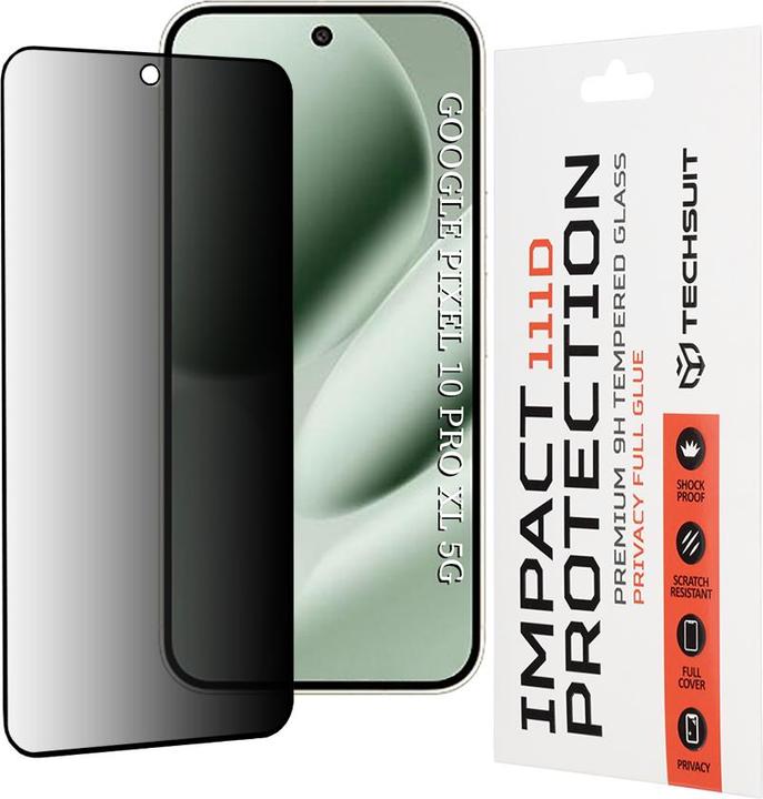 Actual product image Techsuit 111D Privacy Full Glue (Google Pixel 10 Pro XL)