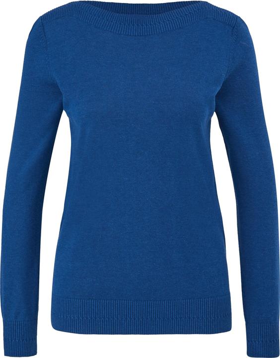 Produktbild s.Oliver Strickpullover Strickpullover mit Rippdetails (38)