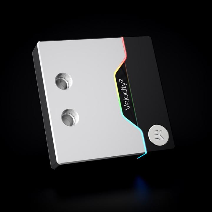 Image du produit EKWB EK-Quantum Velocity² D-RGB Refroidisseur d'eau pour CPU - 1700, nickel + titane satiné