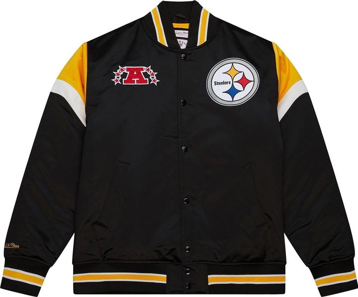 Immagine prodotto Mitchell & Ness M&N Giacca in raso pesante NFL Pittsburgh Steelers - S (S)