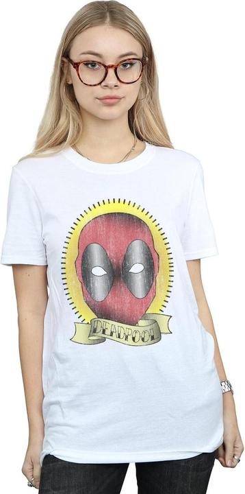 Immagine prodotto Deadpool Tattoo Print Maglietta Ampia Donna (3XL)