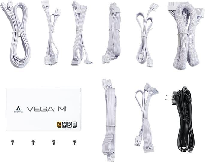Actual product image Chieftec Vega M 850W White (null Watt) (850 W)