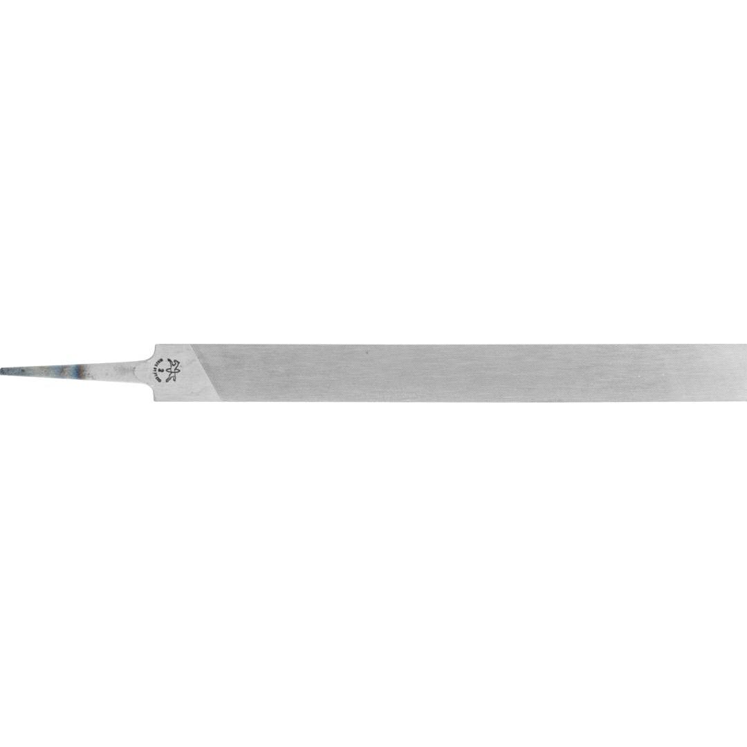 Pferd, Raspel + Feile, Mühlsägefeile gerade Kanten Flachstumpf 250mm Hieb 2 universell zum Schärfen (Hieb 2, 250 mm)