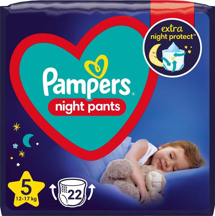 Actual product image Pampers Night nappy trousers (Size 5, Pack, 22 pcs.)