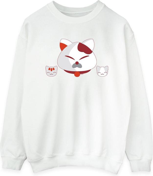 Actual product image Disney Womens/Ladies Big Hero 6 Baymax Kitten Heads Sweatshirt (XL)