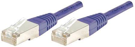 Actual product image Exertis Connect Patch cable S/FTP, PiMF, CAT.6, violet, 0.15 m Patch cable with particularly narrow bend protection (S/FTP, CAT6, 0.15 m)