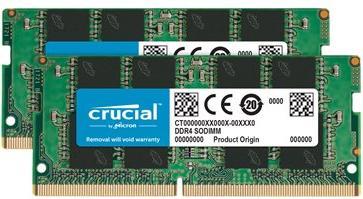 Immagine prodotto Crucial Laptop Memory (2 x 32GB, 3200 MHz, DDR4-RAM, SO-DIMM)