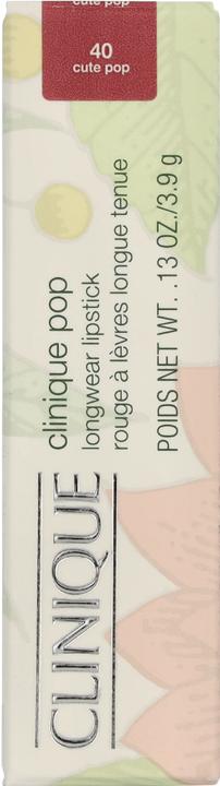 Actual product image Clinique Pop - Pop Longwear Lipstick Satin Cute Pop (Rose)
