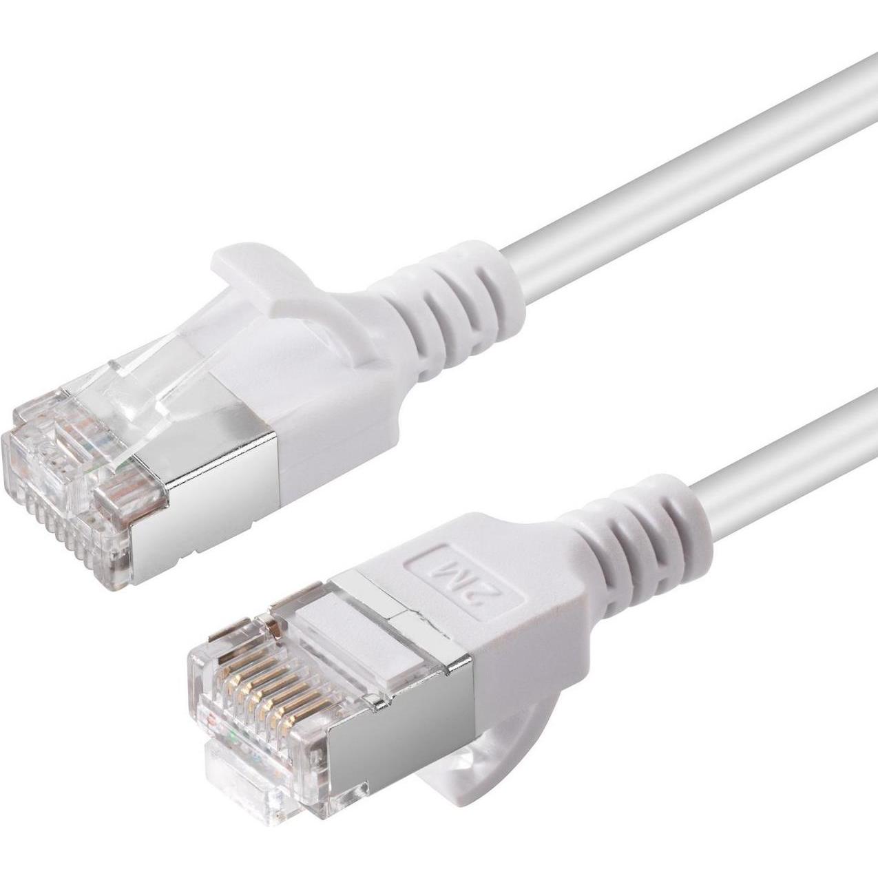 MicroConnect CAT6A U-FTP Slim, LSZH, 0.50m (U/FTP, CAT6a, 0.50 m), Netzwerkkabel