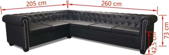 Image du produit vidaXL Iuliana (Canapé d'angle)