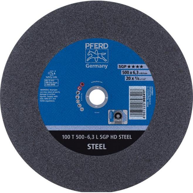 Pferd, Schleifmittel, HEAVY DUTY SGP bis Ø 2000 mm 100 T 500-6,3 L SGP HD STEEL/40,0