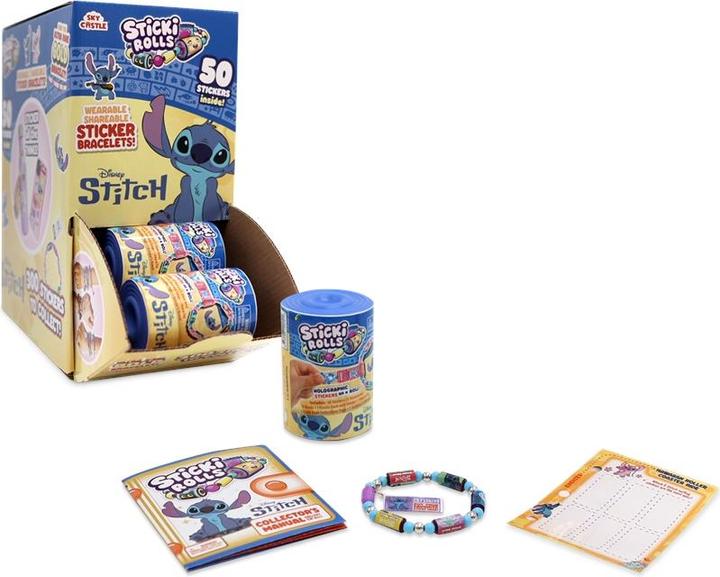 Immagine prodotto Jazwares Sticki Rolls Capsules Stitch Sticker (50 Adesivo)