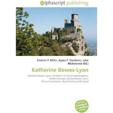 Katherine Bowes-Lyon, Fachbücher