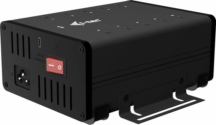 Produktbild i-tec USB-C/USB-A Metal Charging+Data HUB 15W pro Port 10x USB-C integriertes Netzteil 180W (USB-C, 10 Ports)